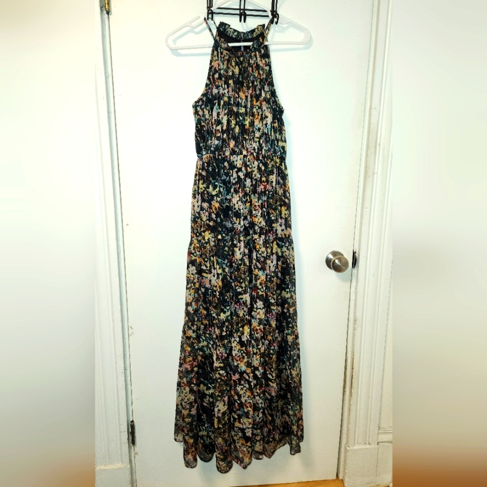 Ranna Gill Floral Maxi Dress - Petite XS